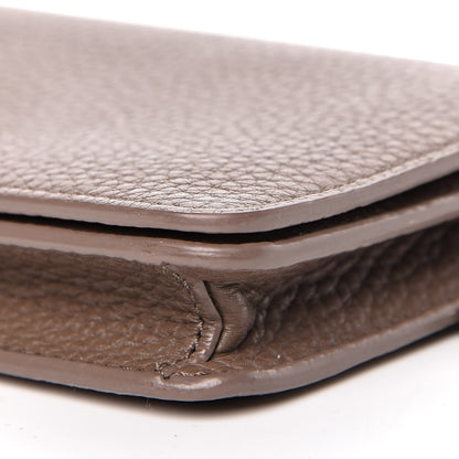 Mulberry Grainy Print Bayswater Clutch Wallet Taupe 9 of 10