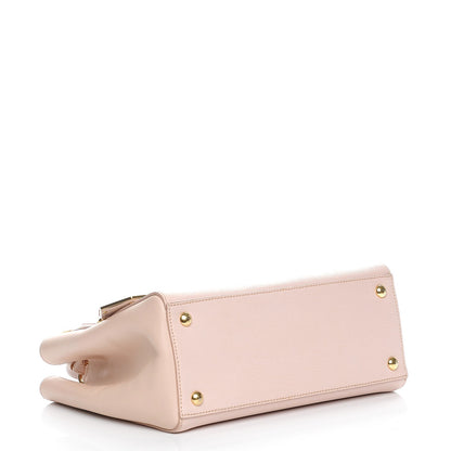 Fendi Vitello Elite Flamingo Petite 2Jours Tote Rosa Plaster 5 of 9