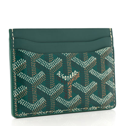 Goyard Goyardine Saint Sulpice Card Holder Green 3 of 7