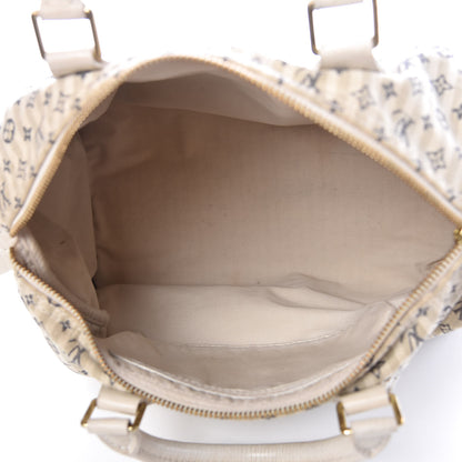 Louis Vuitton Mini Lin Croisette Speedy 30 Blue 5 of 9