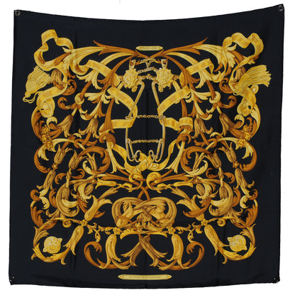 Hermes Silk Le Mors A La Conetable Scarf 90 3 of 6