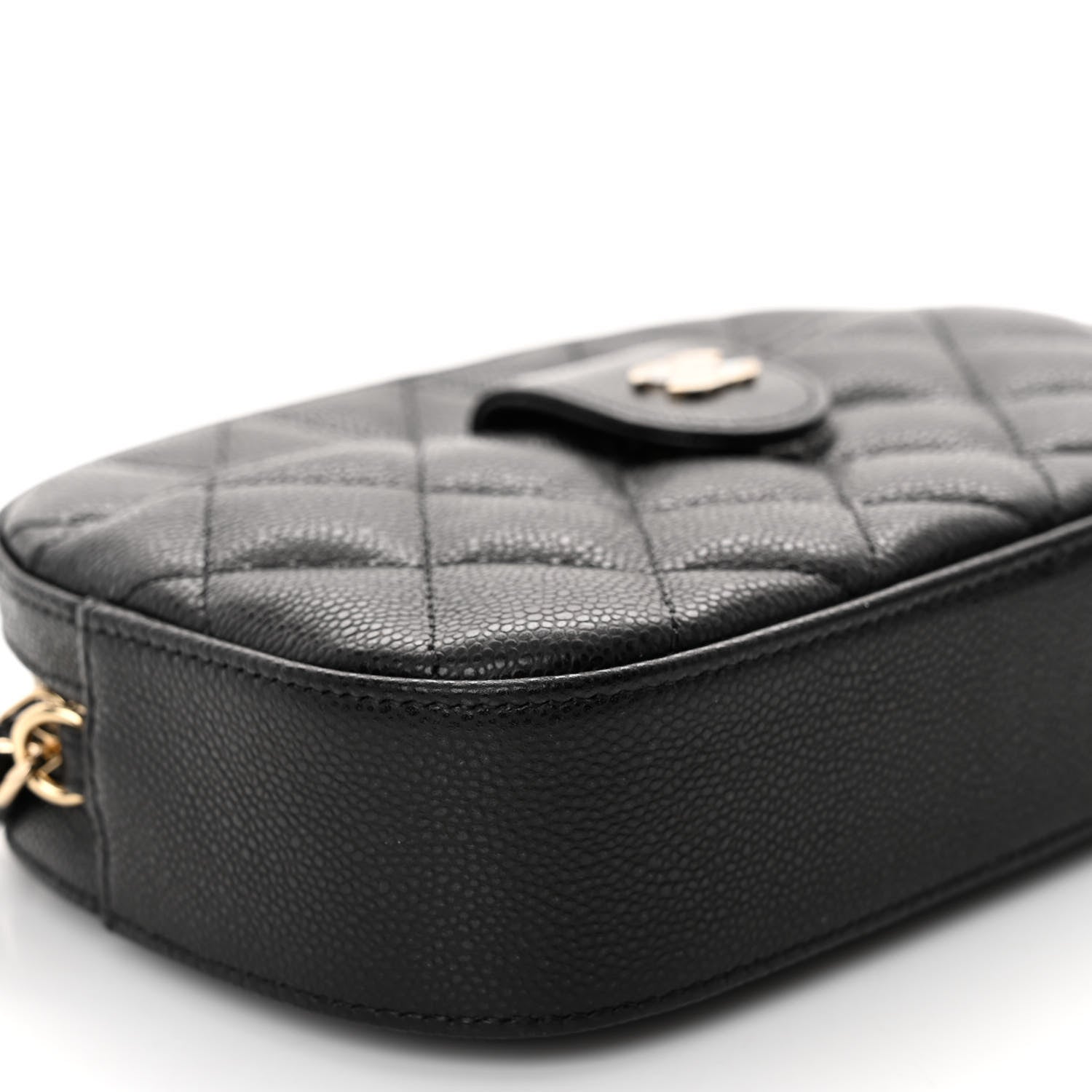 Chanel Caviar Quilted Chain Camera Bag Black 8 of 10