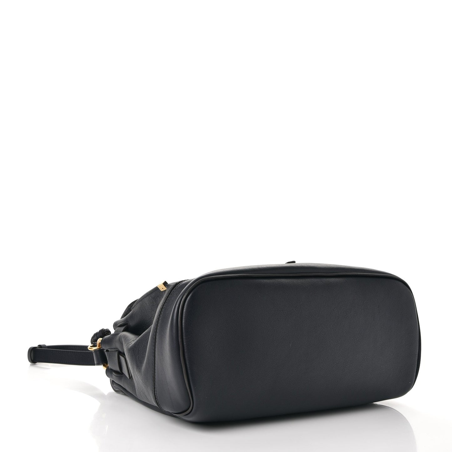 Calfskin Medium Owen Flap Bag Full Blue