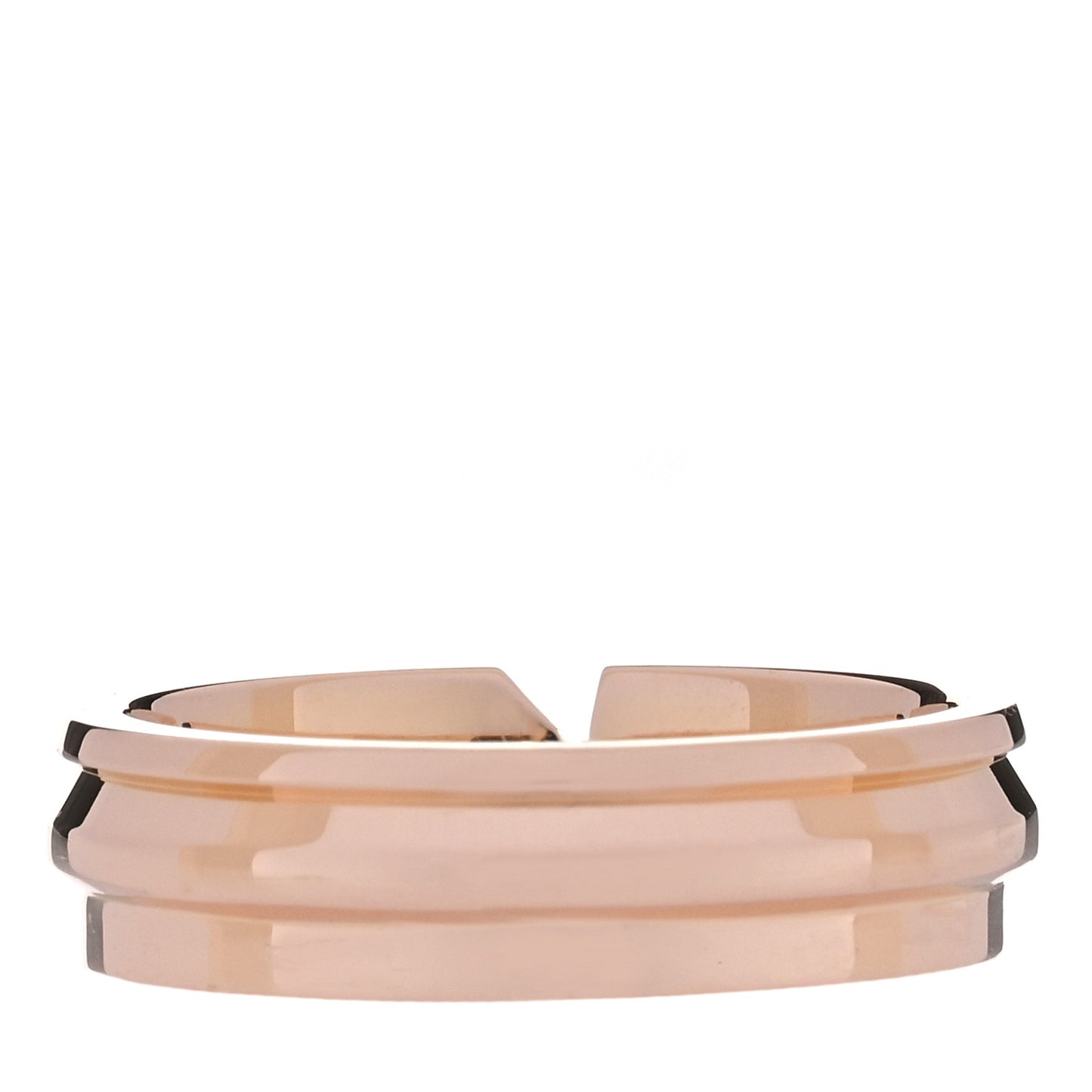 18K Rose Gold Diamond Modern Keys Ring 56 7.5
