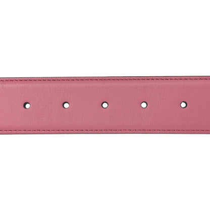Gucci Moon Calfskin Interlocking G 37mm Belt 90 36 Glossy Pink 3 of 5