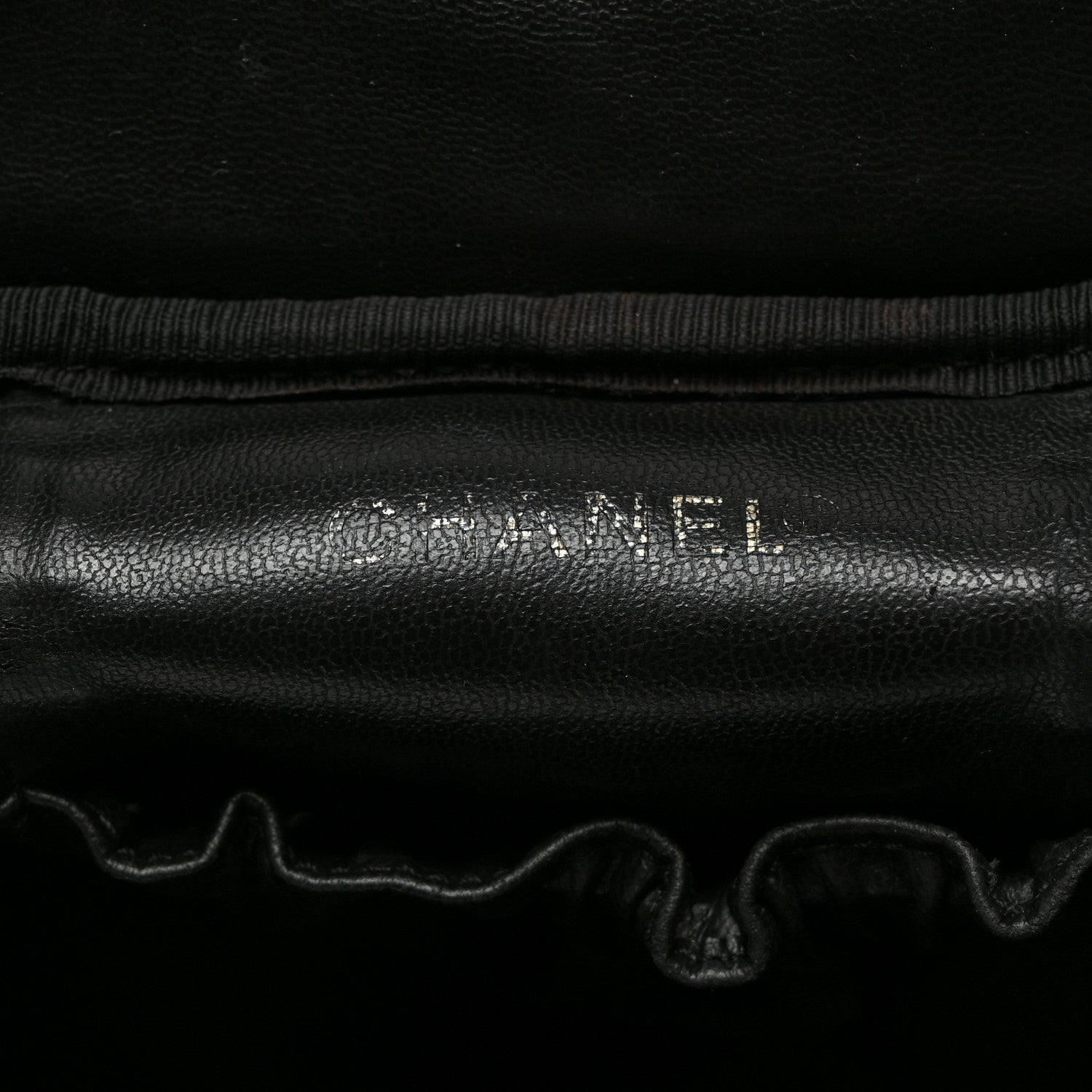 Chanel Caviar Cosmetic Vanity Bag Black 6 of 9