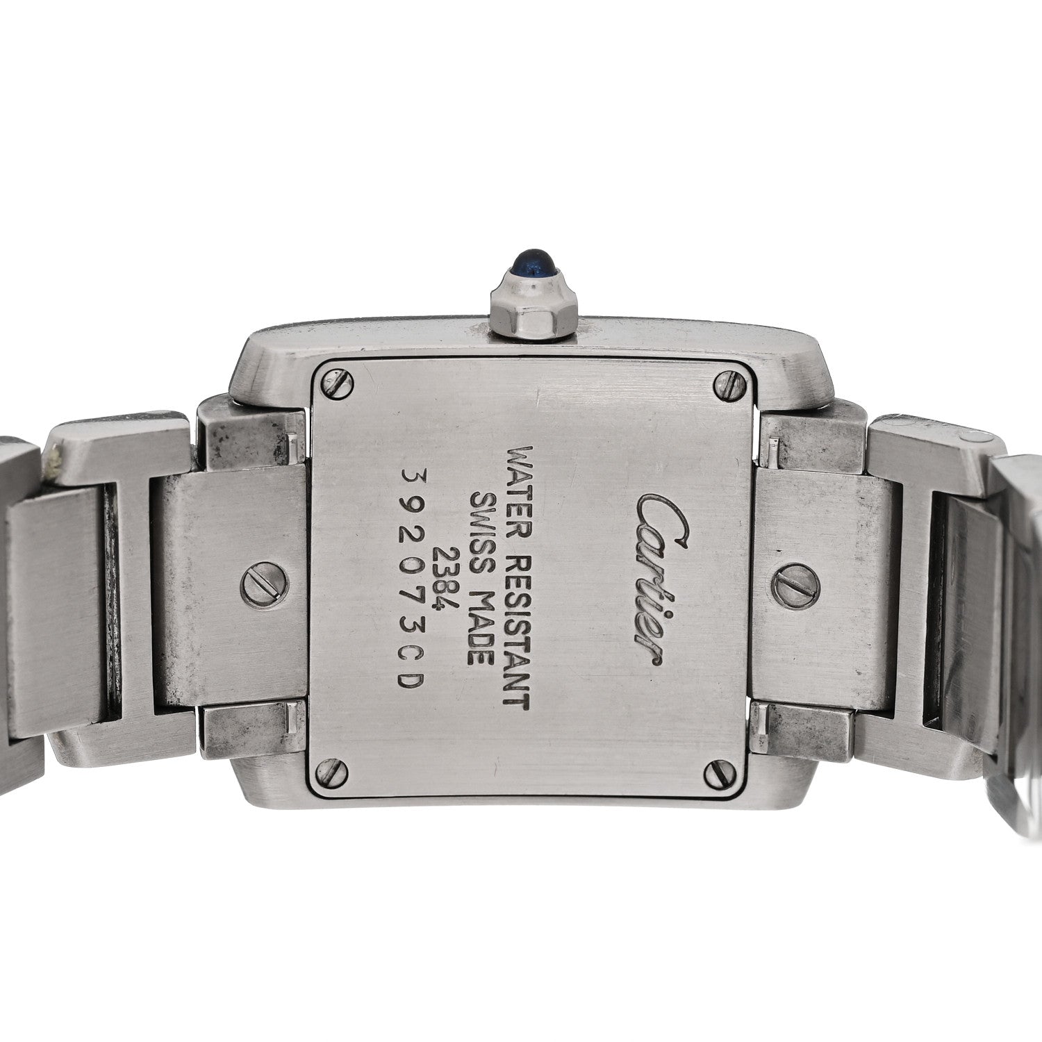 Cartier Stainless Steel 20mm Tank Francaise Quartz Watch 4 of 7
