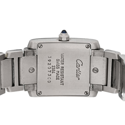 Cartier Stainless Steel 20mm Tank Francaise Quartz Watch 4 of 7