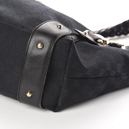 Gucci Monogram Pelham Shoulder Bag Black 9 of 9