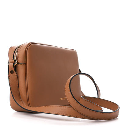 Versace Grained Calfskin Medusa Camera Bag Brown 3 of 12