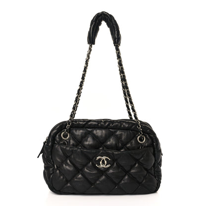 Chanel Lambskin Bubble Quilt Camera Case Black 1 of 10
