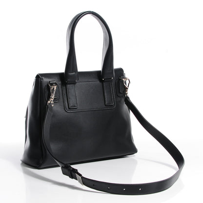 Givenchy Calfskin Medium Bi-Color Pandora Pure Flap Bag Black White 3 of 9