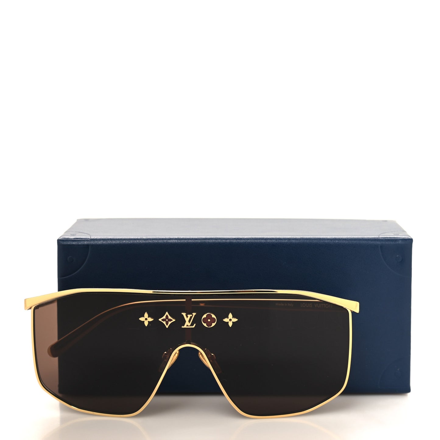 Metal LV Golden Mask Sunglasses Z1717U Gold