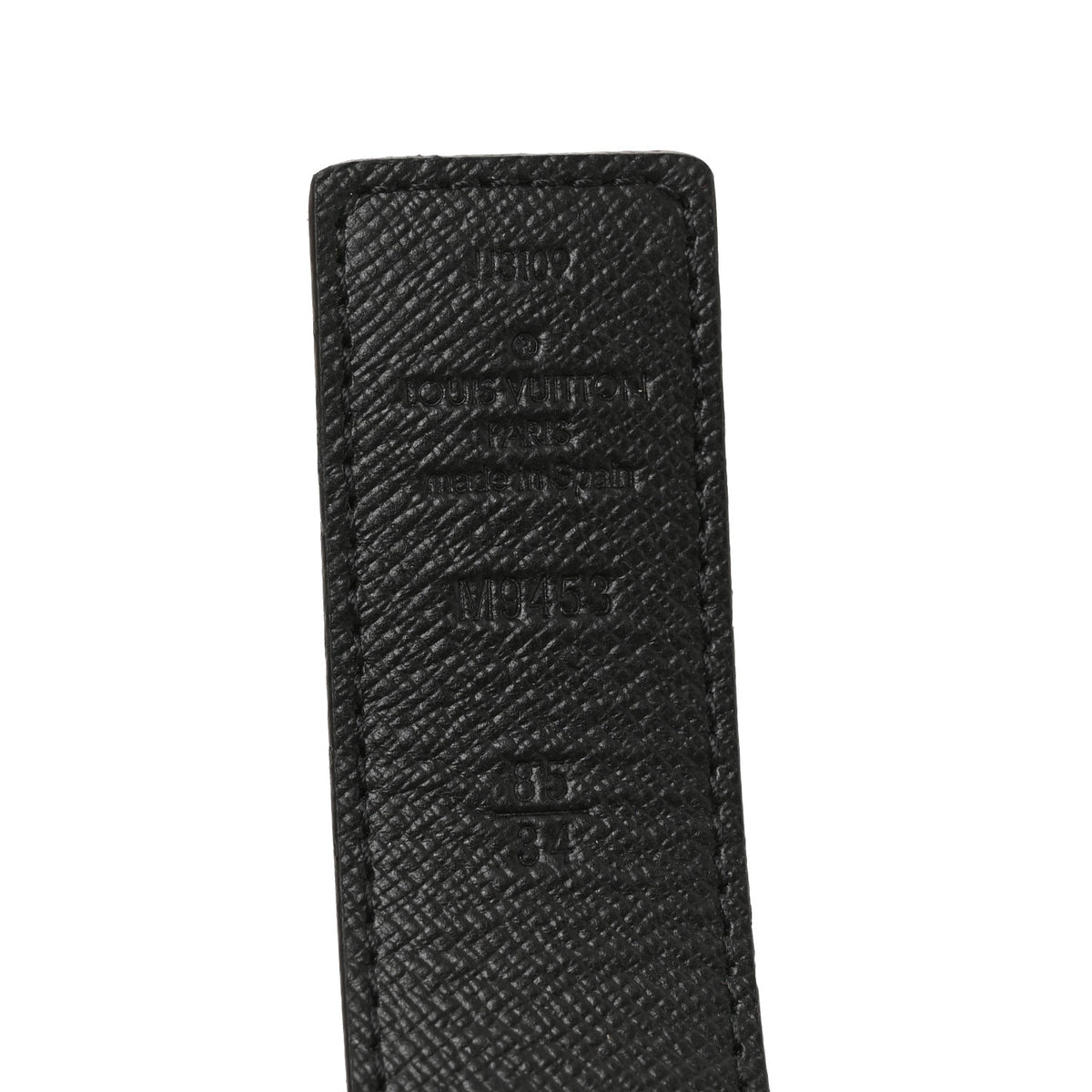 Louis Vuitton Calfskin Monogram 30mm LV Initiales Reversible Belt 85 34 Black 5 of 6