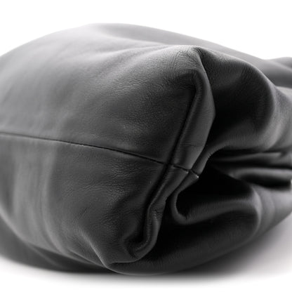 Bottega Veneta Smooth Butter Calf The Pouch Oversized Clutch Black 10 of 11