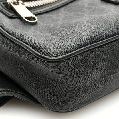 Gucci Soft GG Supreme Monogram Web Belt Bag Black Grey 9 of 10