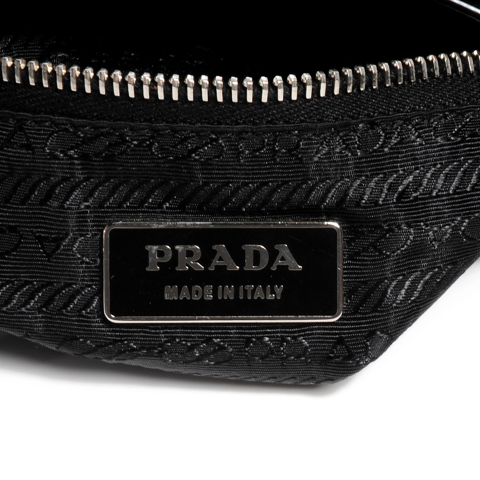 Prada Tessuto Vernice Hobo Black 6 of 8