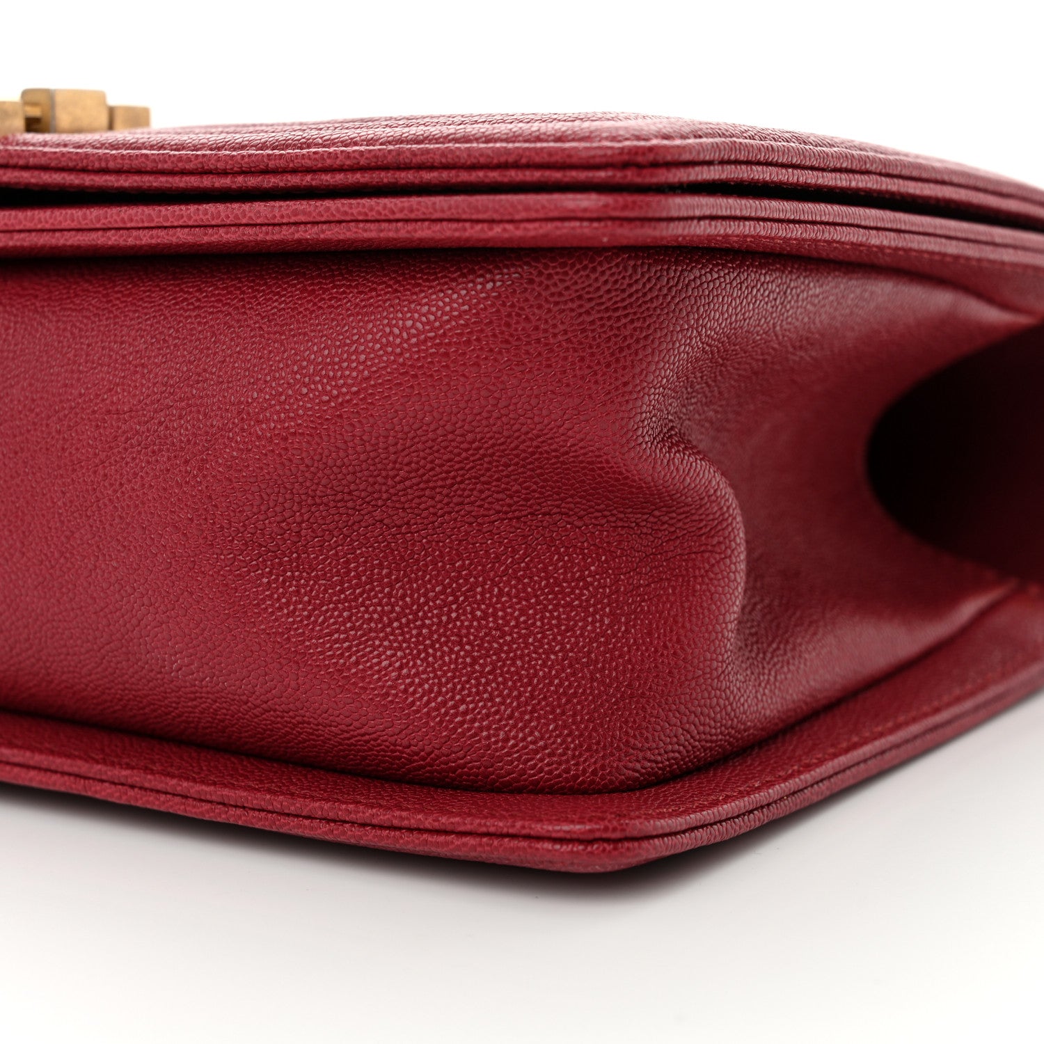 Chanel Caviar Quilted Medium Boy Flap Red 10 of 10