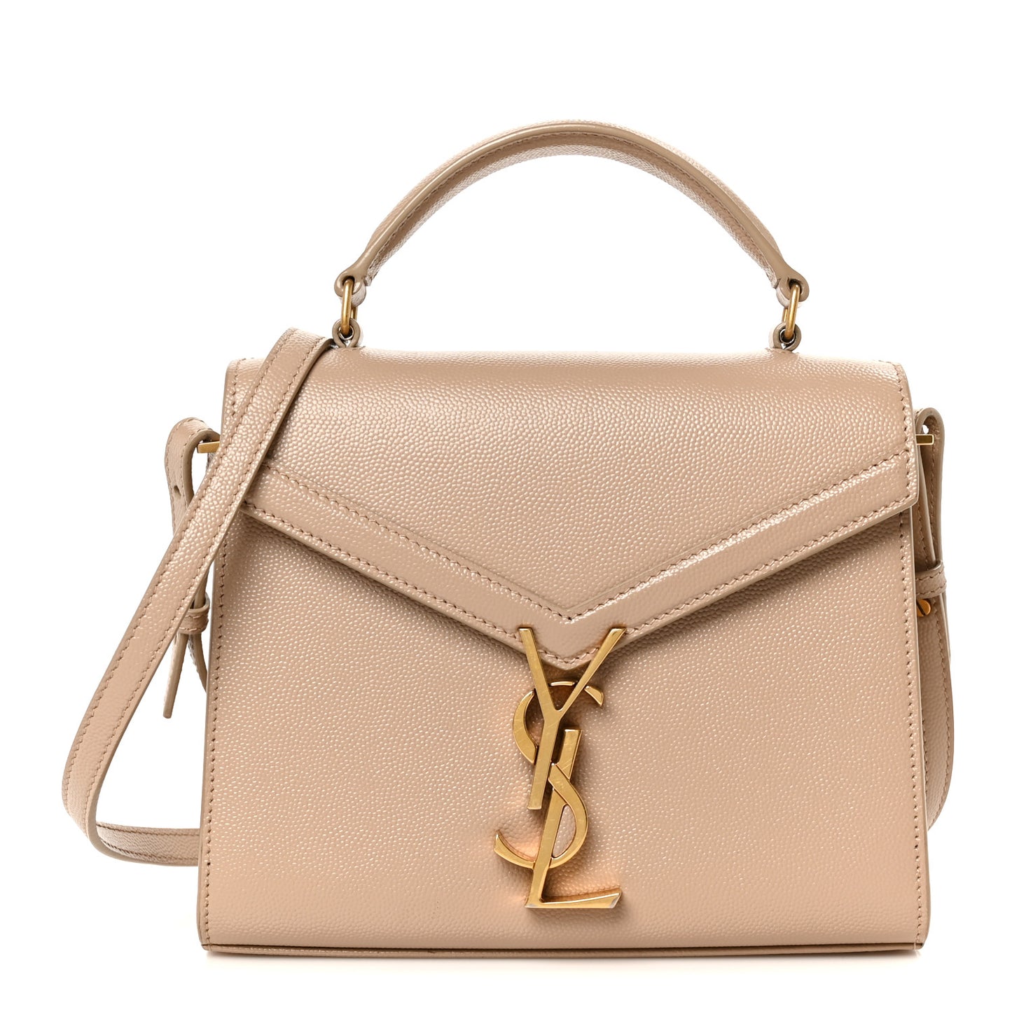 Grain de Poudre Mini Classic Monogram Cassandra Top Handle Beige