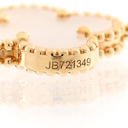 Van Cleef & Arpels 18K Yellow Gold Mother of Pearl 10 Motifs Vintage Alhambra Necklace 6 of 6