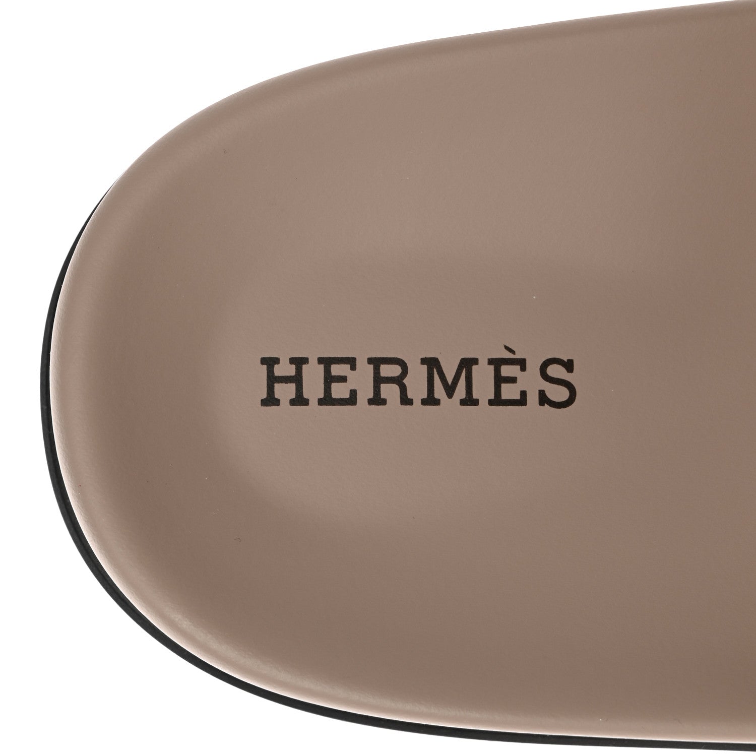 Hermes Calfskin Womens Chypre Sandals 40 Beige Mastic 7 of 8