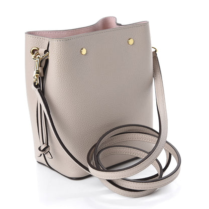 Louis Vuitton Calfskin Nano Lockme Bucket Greige 3 of 10