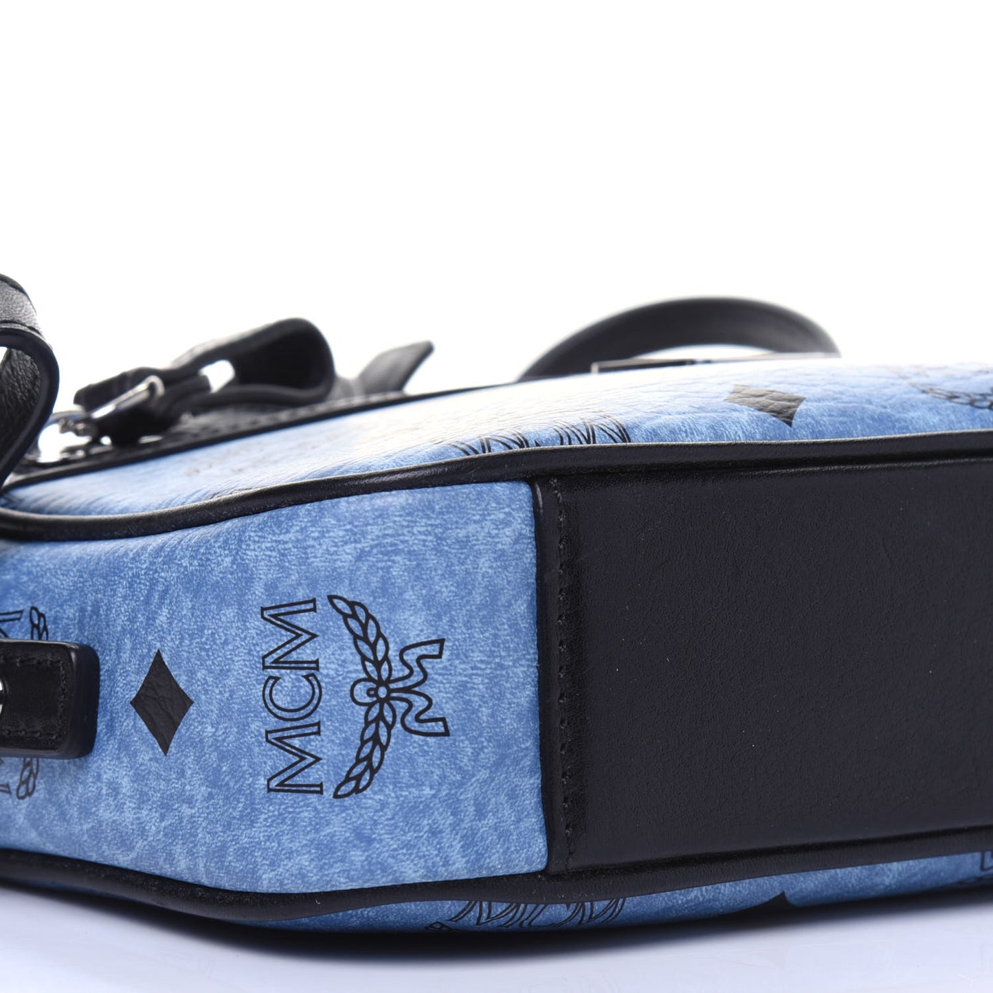 Visetos Small Heritage Line Camera Crossbody Bag Munich Blue