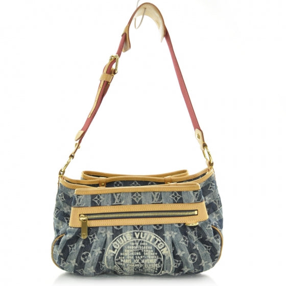 Denim Raye Porte Epaule MM