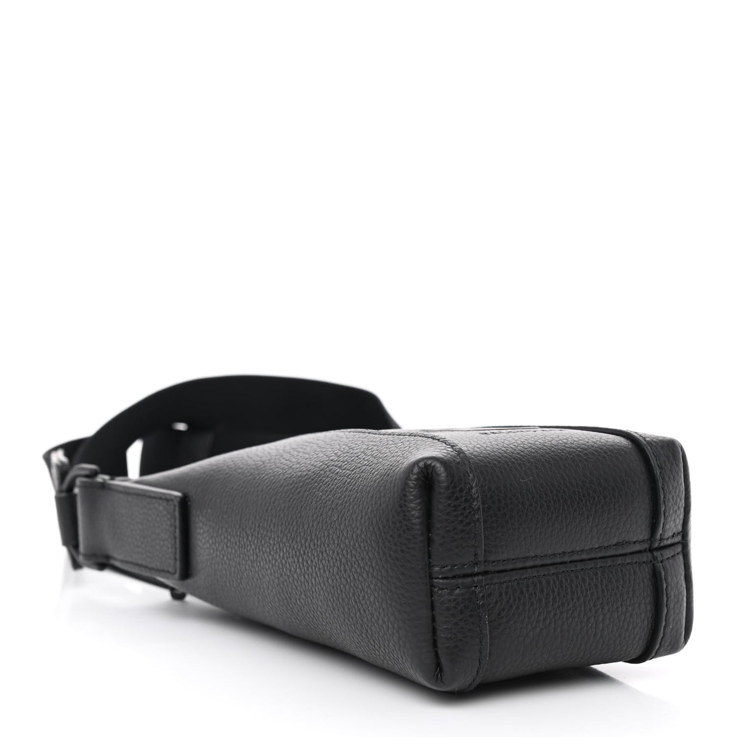 Calfskin Hourglass Phone Holder Bag Black
