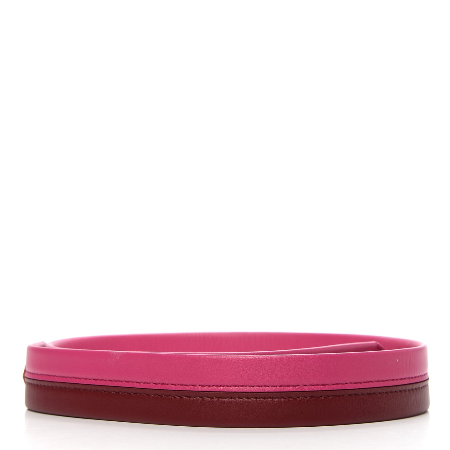 Calfskin Cluny BB Shoulder Strap Bordeaux Fuchsia