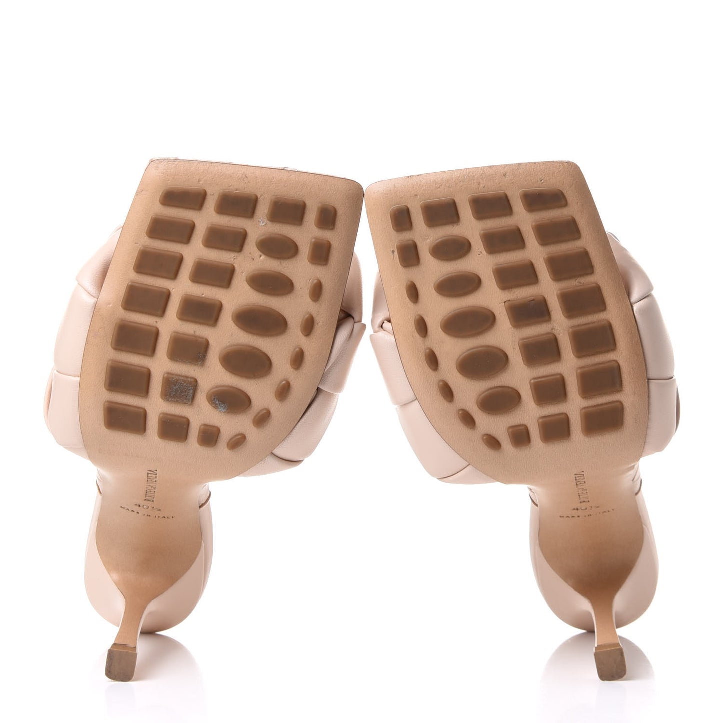 Nappa Maxi Intrecciato Lido Mule Sandals 40.5 Bandage