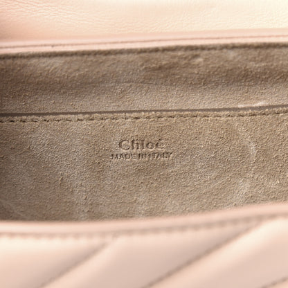 Chloe Calfskin Quilted Mini Drew Bijou Shoulder Bag Cement Pink 8 of 11