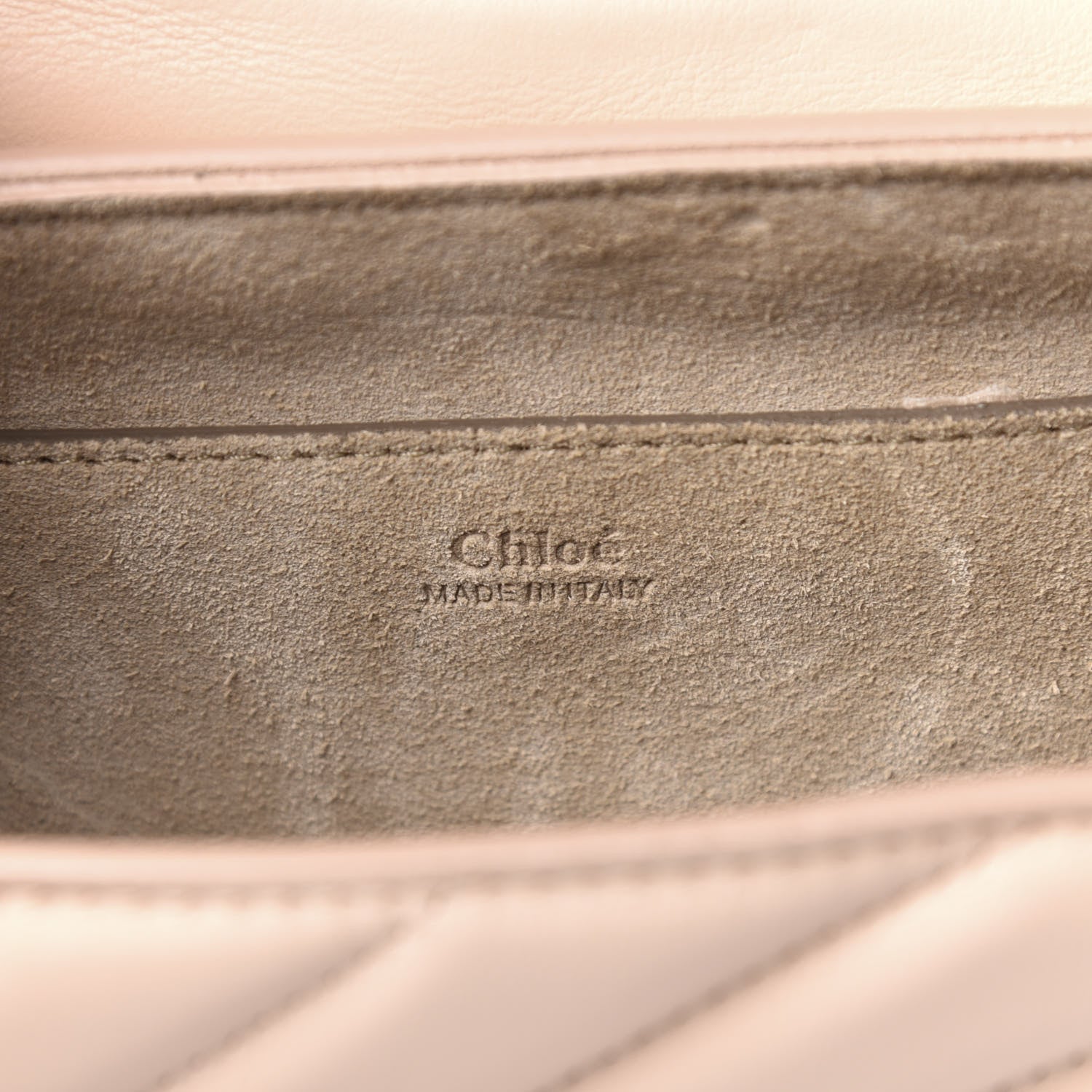 Chloe Calfskin Quilted Mini Drew Bijou Shoulder Bag Cement Pink 8 of 11