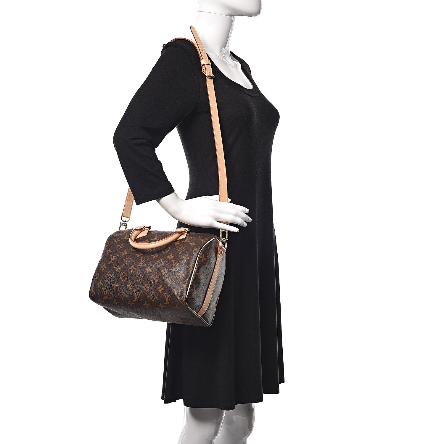 Louis Vuitton Monogram Speedy Bandouliere 25 2 of 11