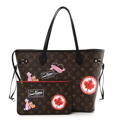 Louis Vuitton Monogram My LV World Tour Neverfull MM 2 of 9