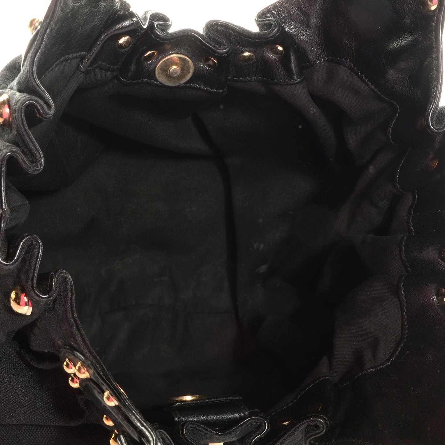 Monogram Pelham Studded Shoulder Bag Black