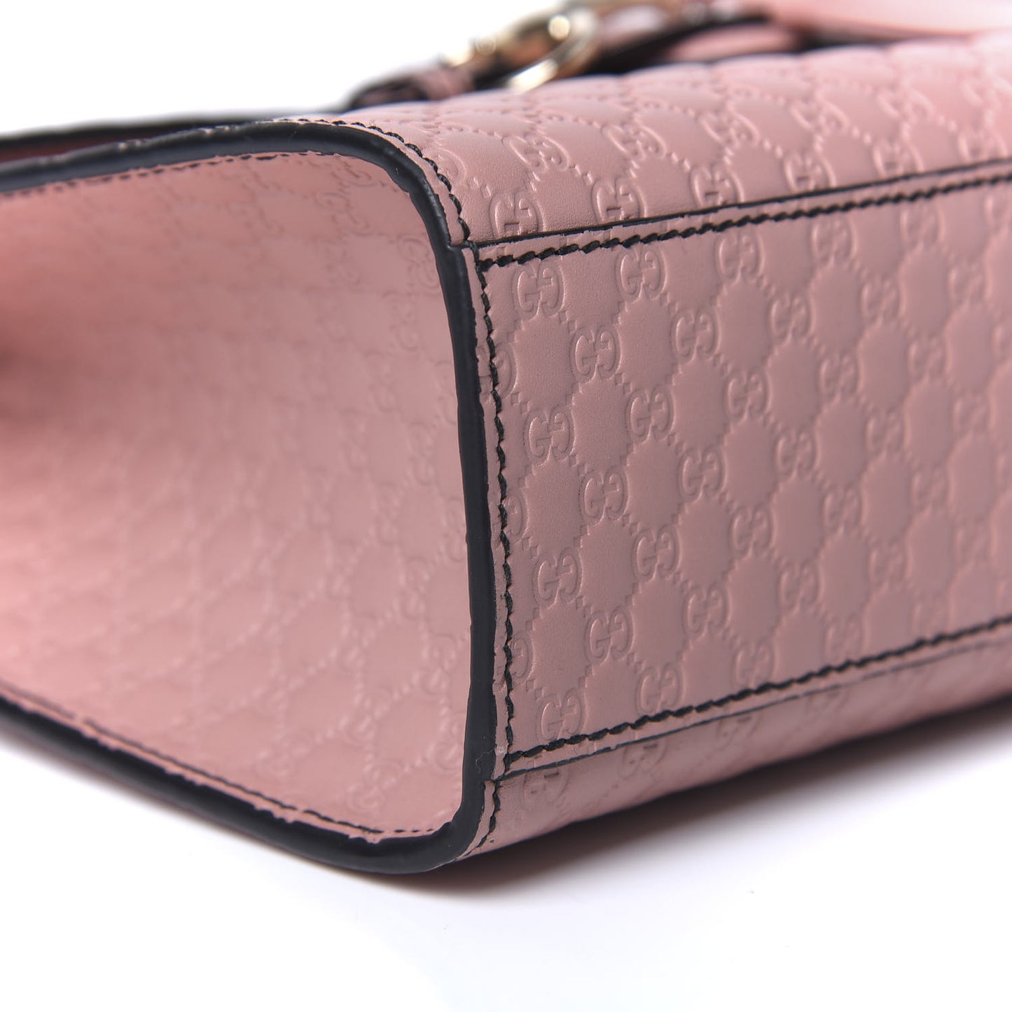 Microguccissima Medium Emily Chain Shoulder Bag Soft Pink