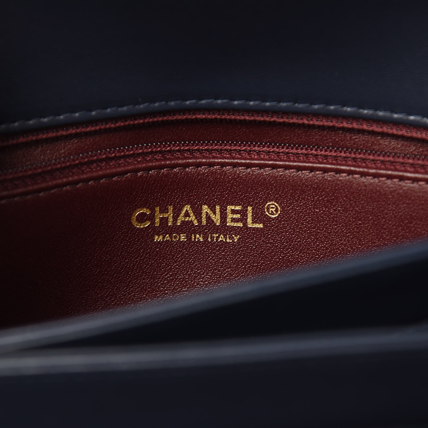 Chanel Lambskin Quilted Medium Trendy CC Flap Dual Handle Bag Navy Blue 6 of 14