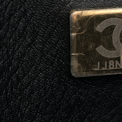 Chanel Calfskin Stitched Large Shopping Tote Black 7 of 10