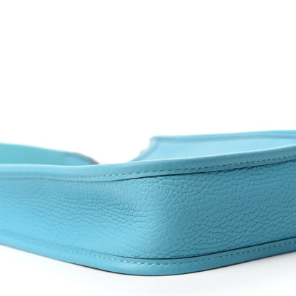Hermes Taurillon Clemence Evelyne TPM Bleu Du Nord 6 of 11