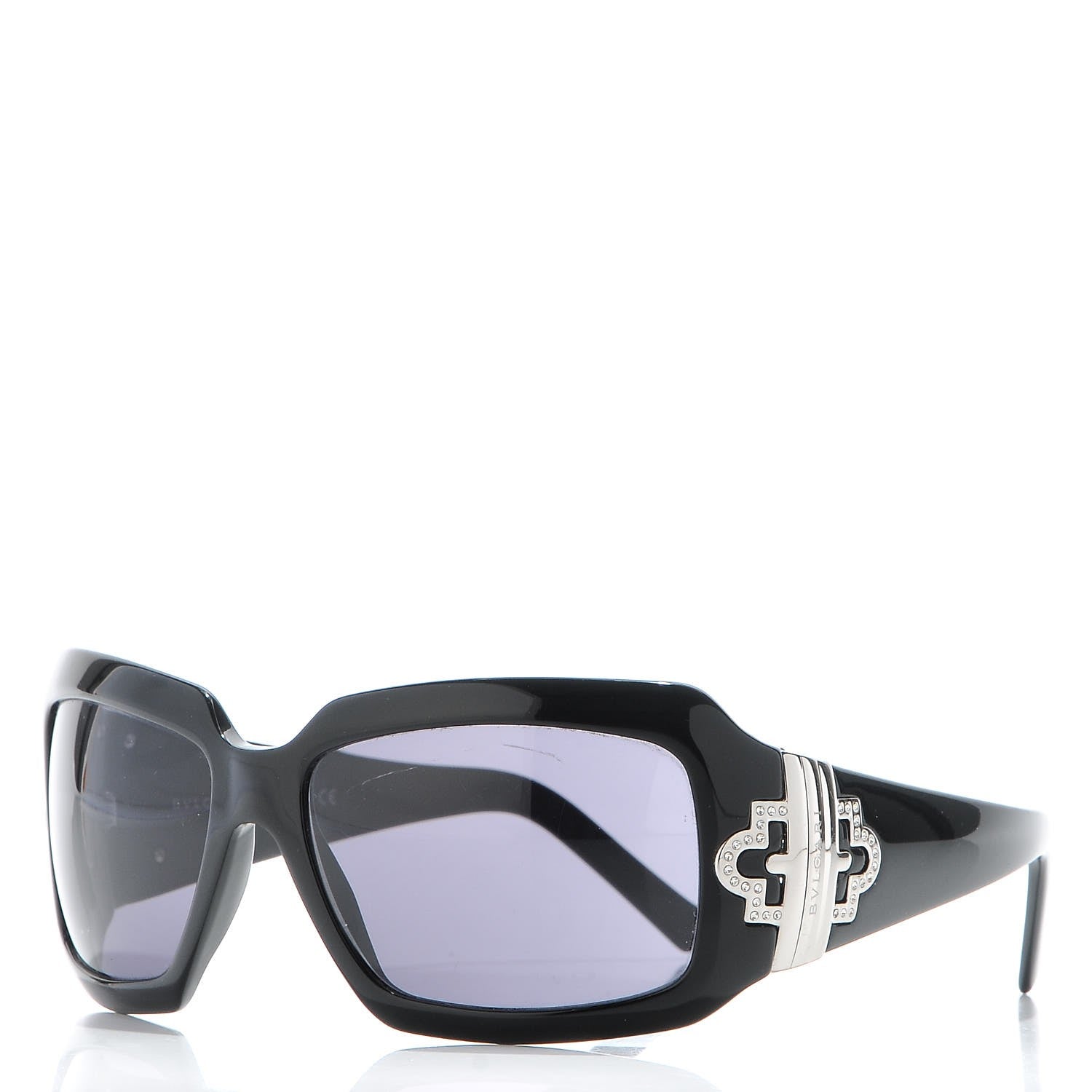 Bulgari Crystal 861-B Sunglasses Black 1 of 7