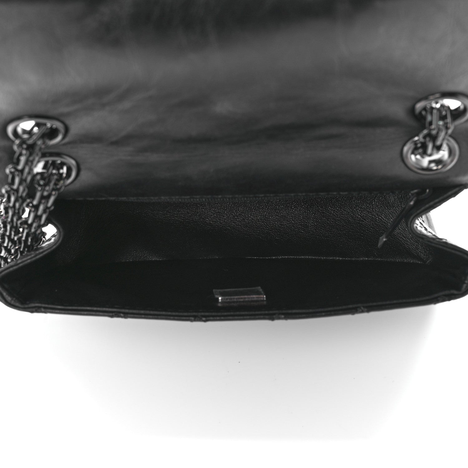 Chanel Aged Calfskin Quilted 2.55 Reissue Mini Flap So Black 5 of 10