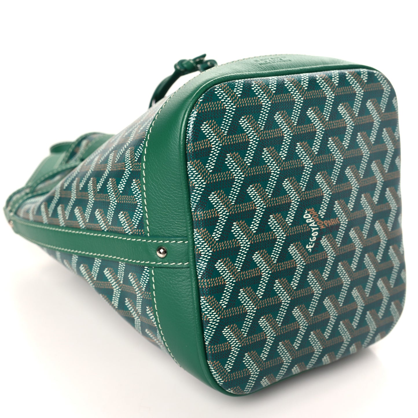 Goyardine Petit Flot Bucket Bag PM Green