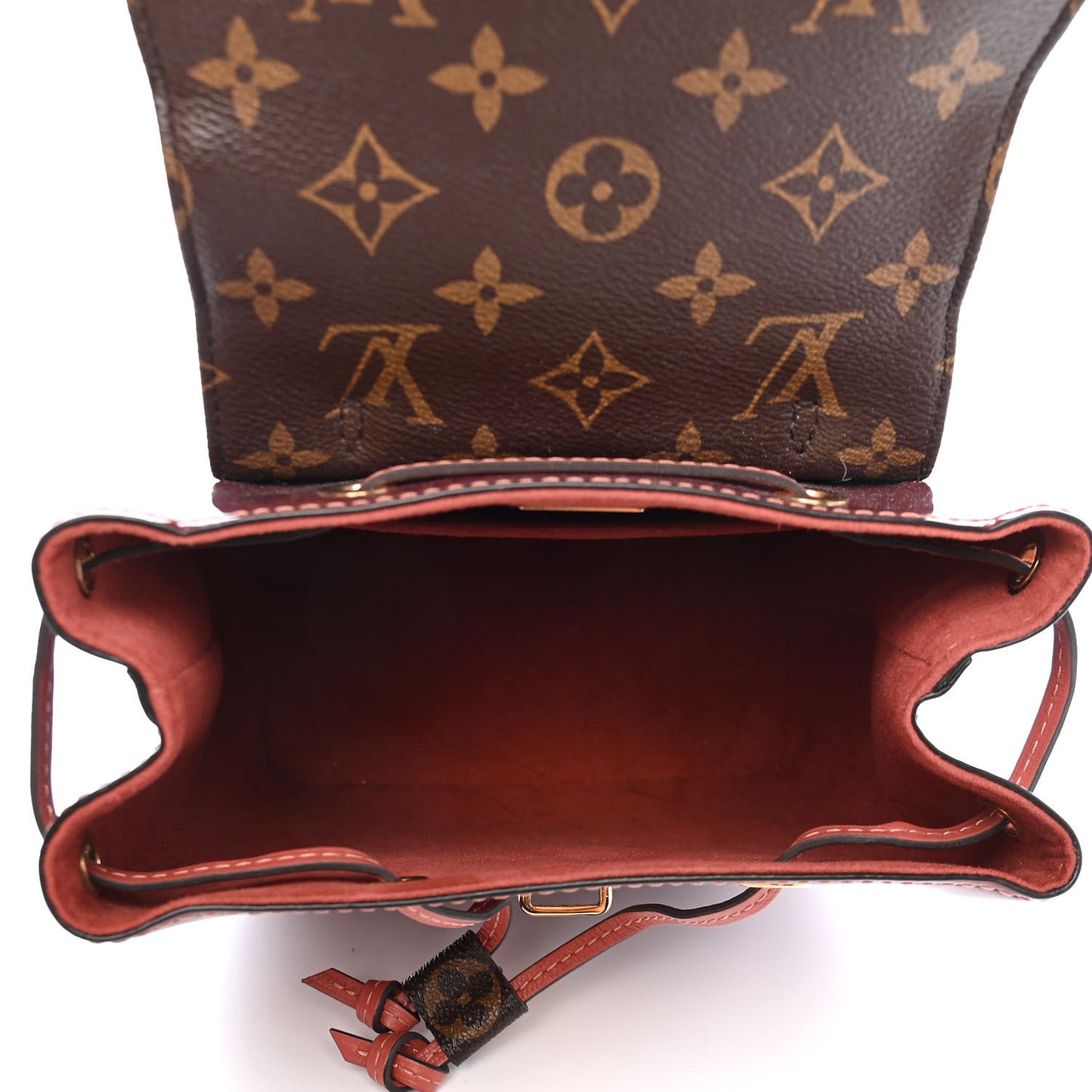 Patent Monogram Hot Springs Backpack Vieux Rose