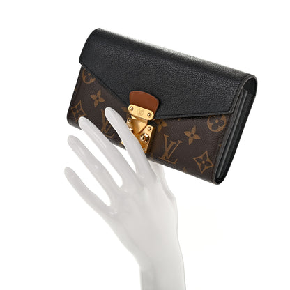 Louis Vuitton Monogram Pallas Wallet Black 2 of 7