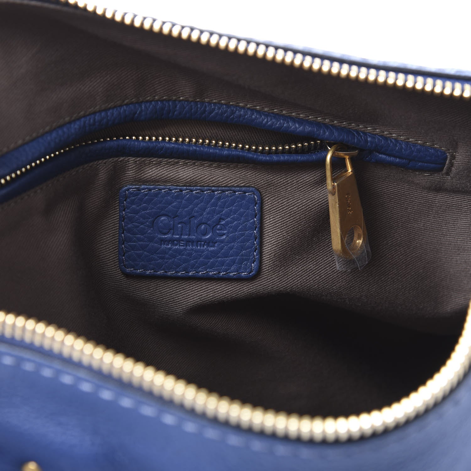 Chloe Calfskin Medium Marcie Satchel Royal Navy 5 of 9