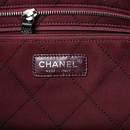 Chanel Grained Calfskin Quilted Small Daily Shopping Tote Black 7 of 13