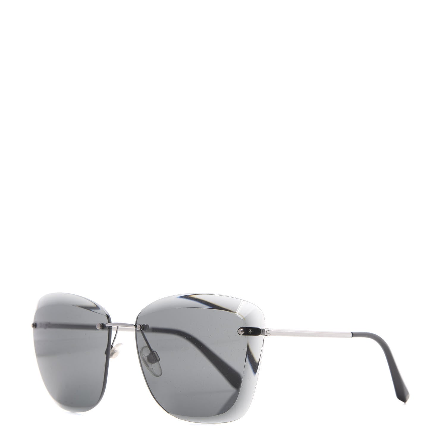 Chanel Butterfly Spring Sunglasses 4221 Dark Silver Grey 1 of 8