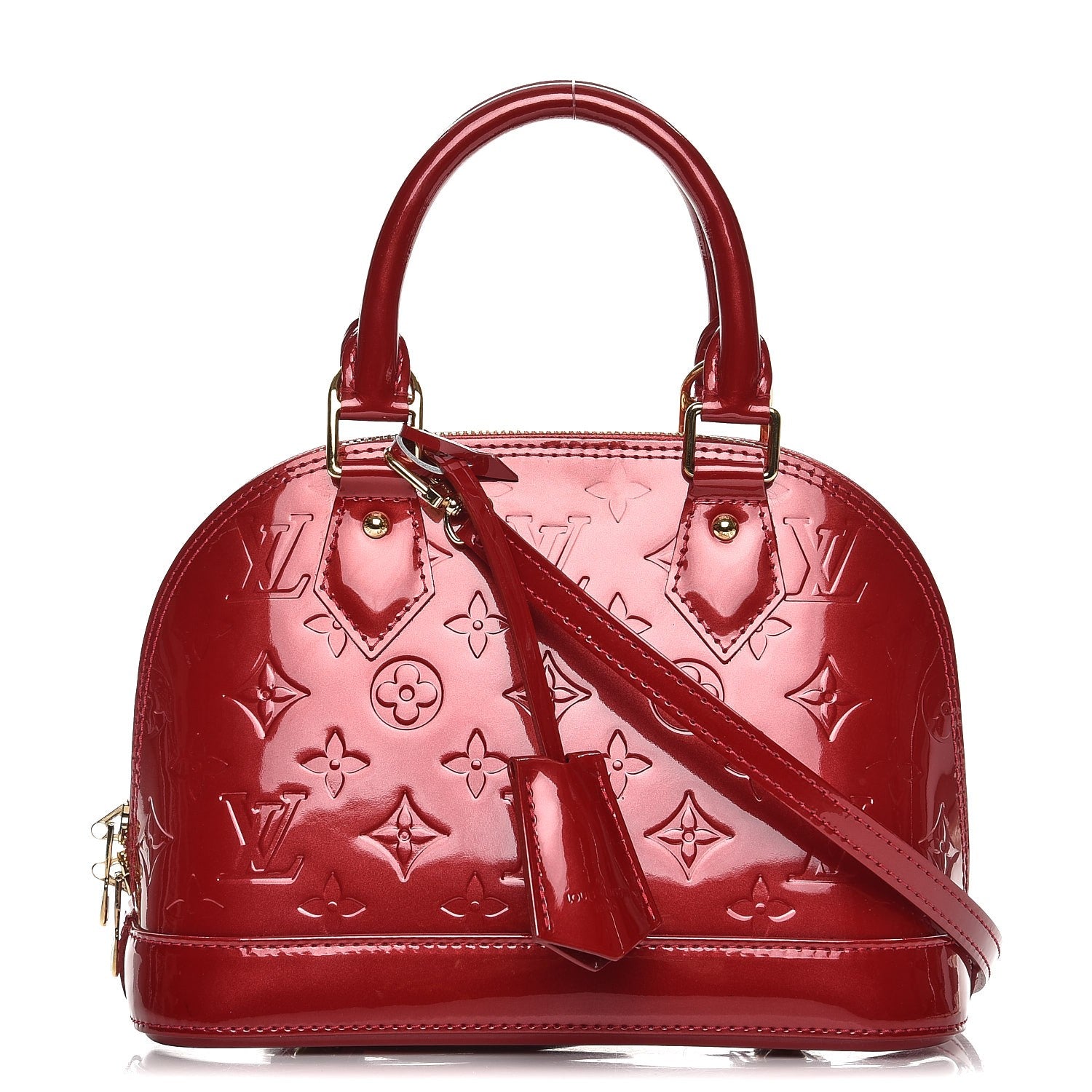Louis Vuitton Vernis Alma BB Pomme D'Amour 1 of 8