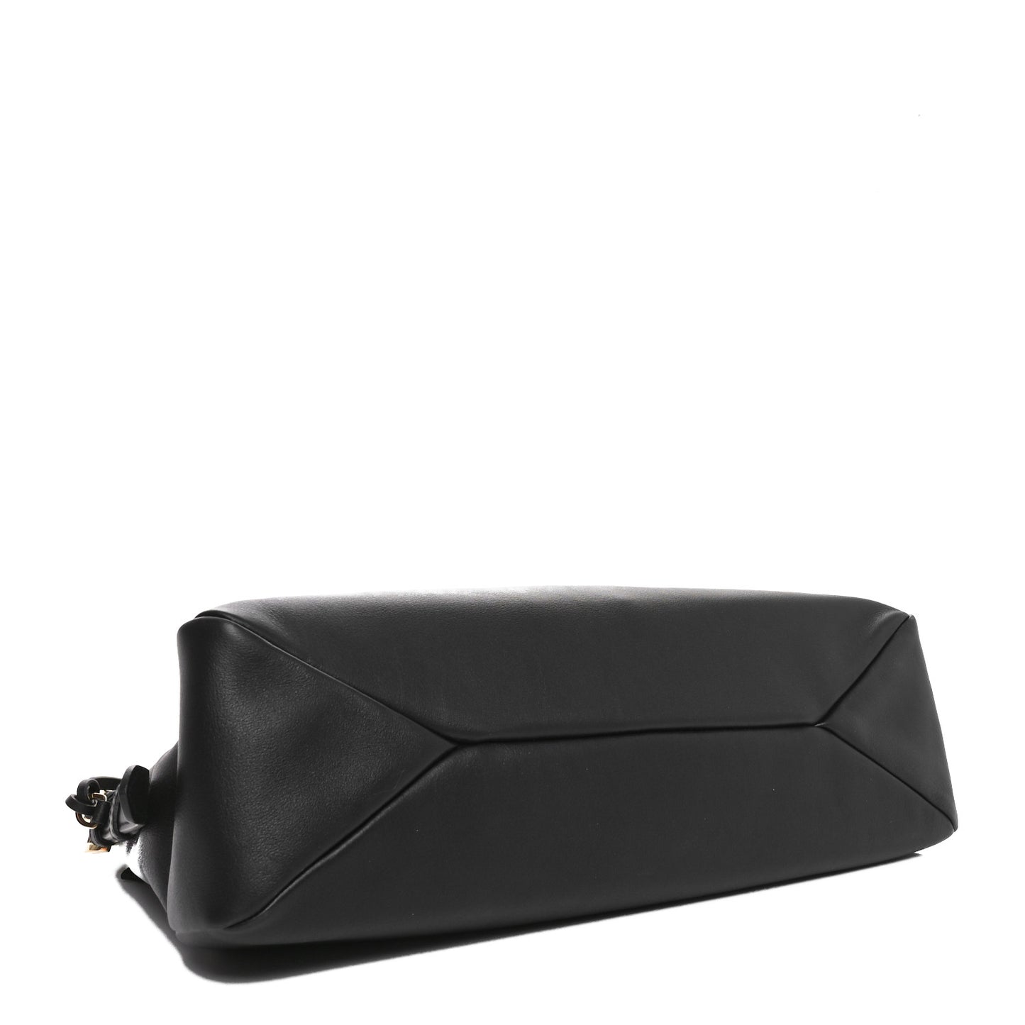 Soft Calfskin Aimee Shoulder Bag Black